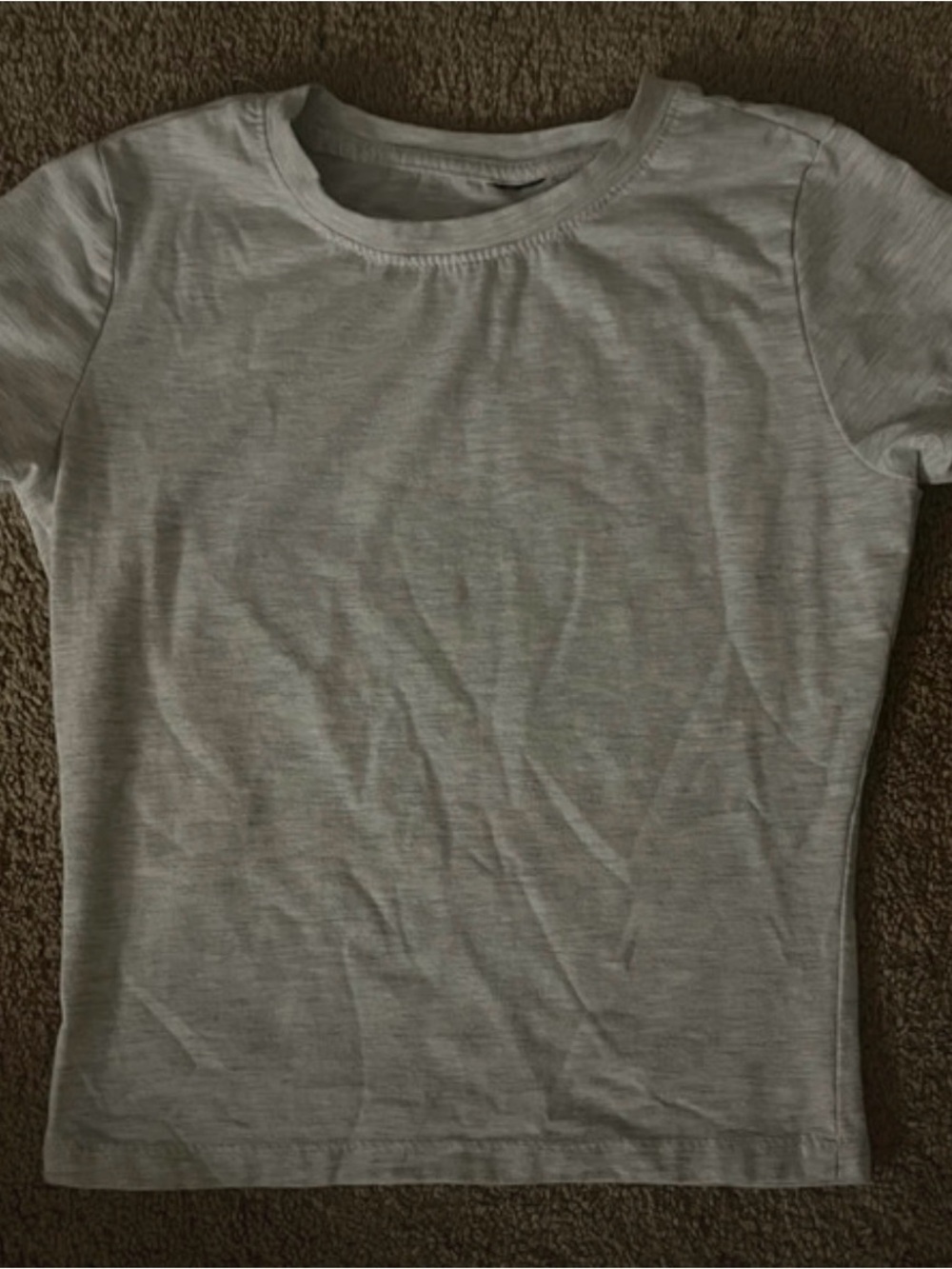 Kids Short-Sleeve Crewneck Tee - Light Gray